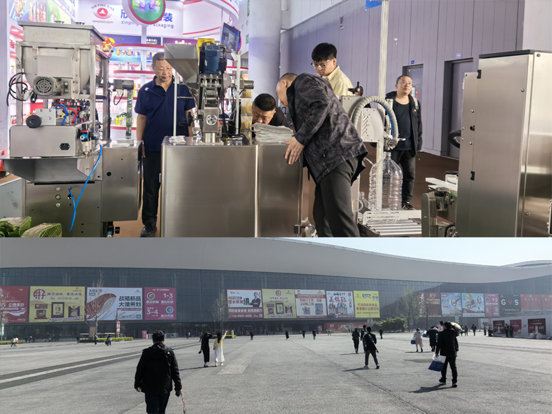 星火全自動(dòng)灌裝機設備-2025春糖酒會(huì )展示